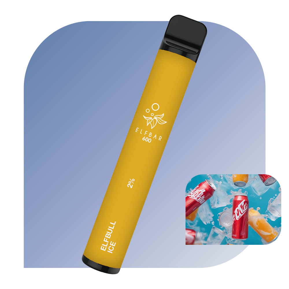 Elfbar 600 Puffs - Banana Ice (20mg/ml) - jednorazová bezdymka