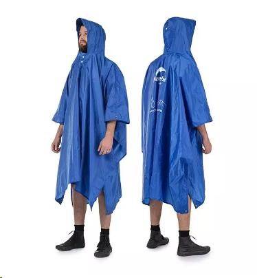 Naturehike 3v1 poncho 210T 300g - modré