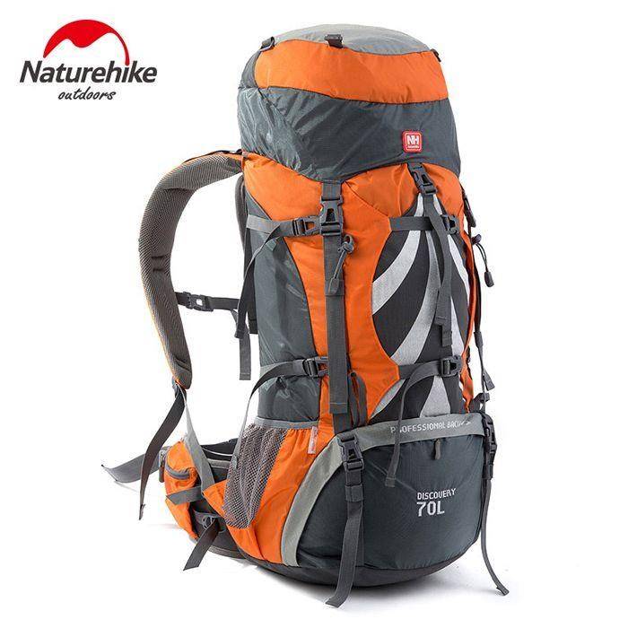 Naturehike expediční batoh 70+5l - oranžový