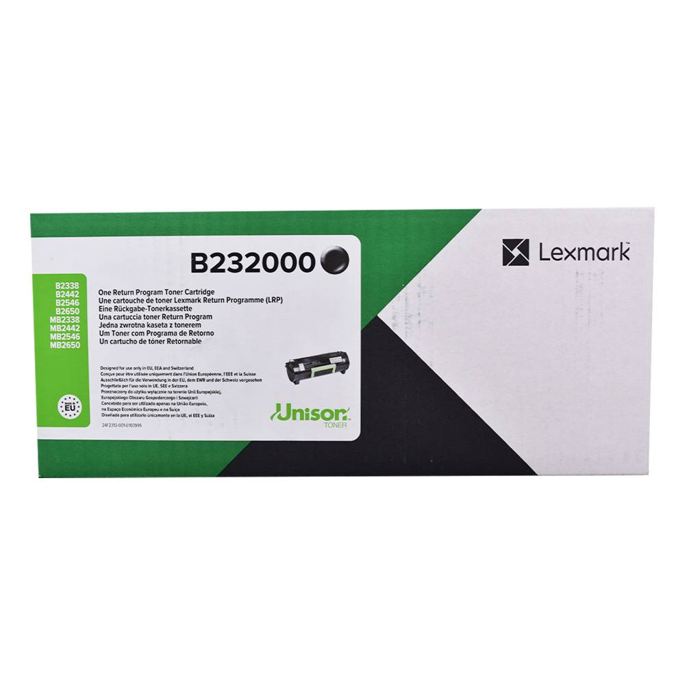 Toner B232000  black Lexmark