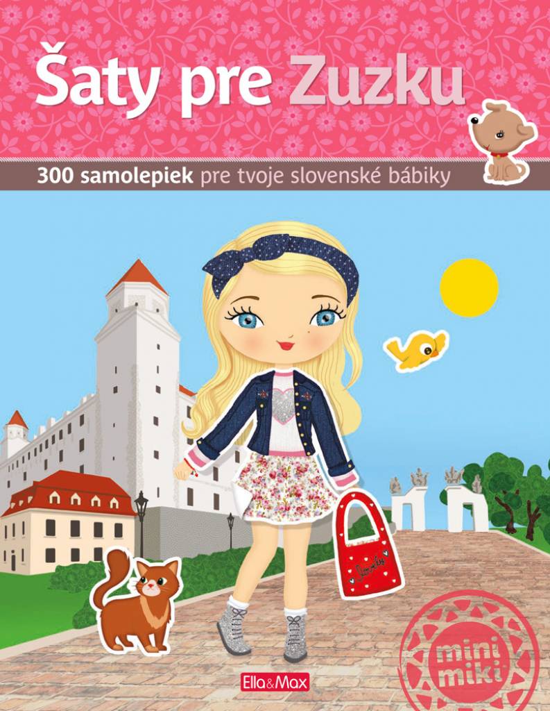 Šaty pre ZUZKU – Kniha samolepiek