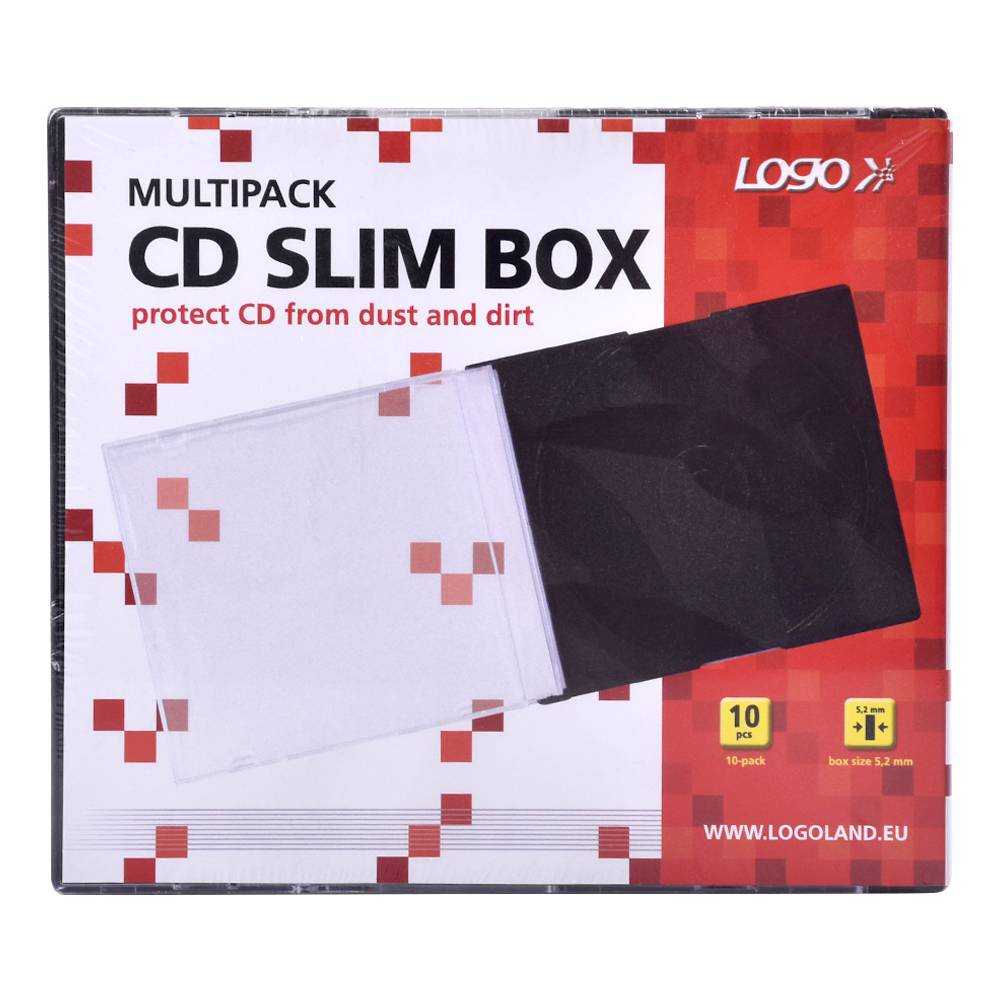 Obal na CD Slim 5,2 mm číry