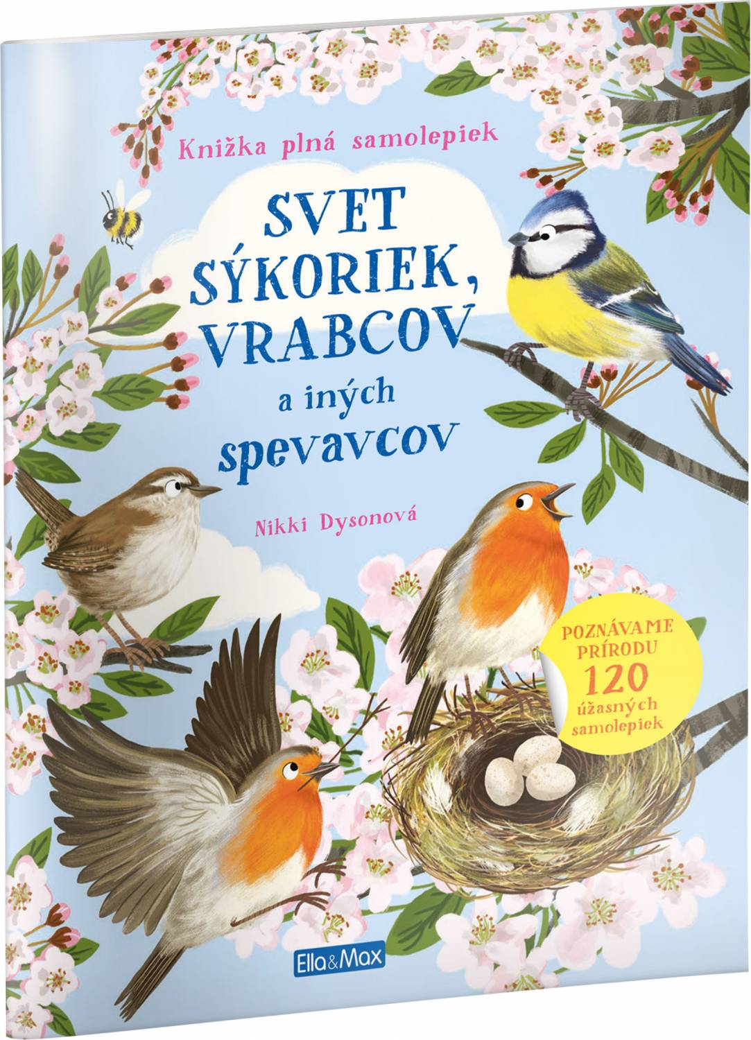 SVET SÝKORIEK, VRABCOV a iných spevavcov – Kniha samolepiek