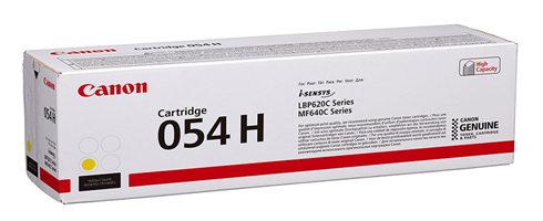 Canon cartridge 054H yellow