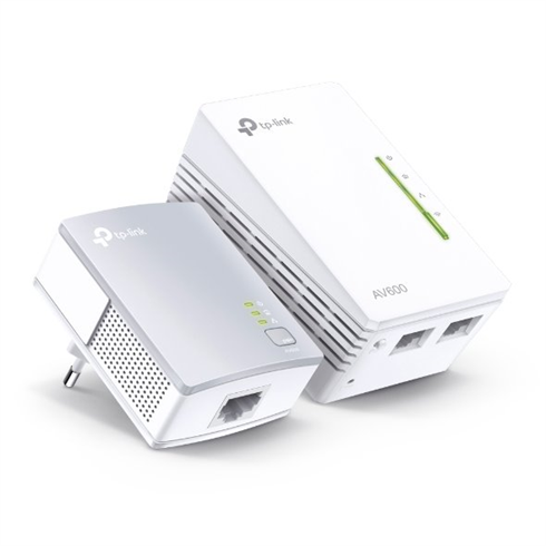 tp-link TL-WPA4220 KIT, "AV600 Powerline N300 Wi-Fi KitKIT: 1× TL-WPA4220 + 1× TL-PA4010TL-WPA4220:SPEED: 300 Mbps at