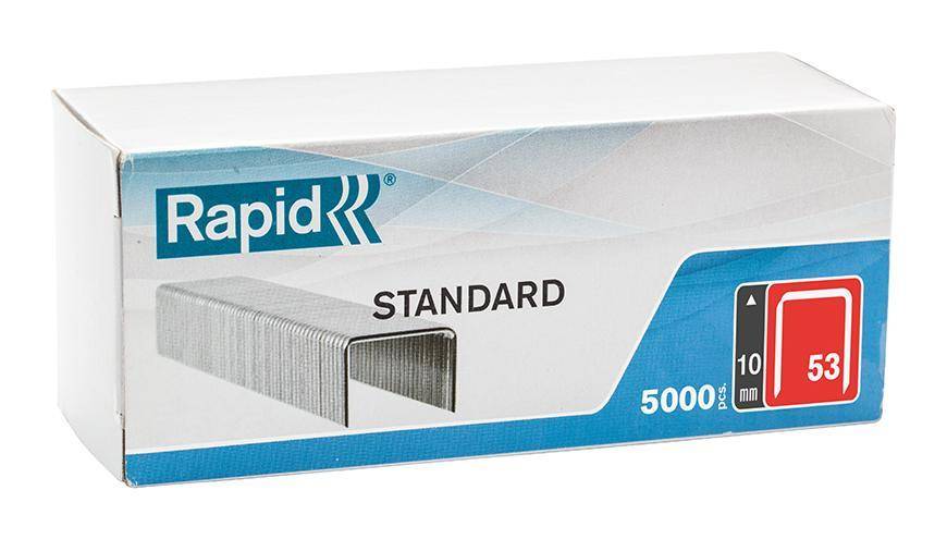 Spona RAPID 53 STANDARD, 10 mm, 5000 ks, sponky pre sponkovačky, spony