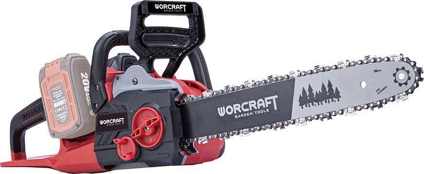 Píla Worcraft CGC-S40LiBA, 2x20V, Li-Ion, 16", reťazová, 40 cm, bezuhlíková