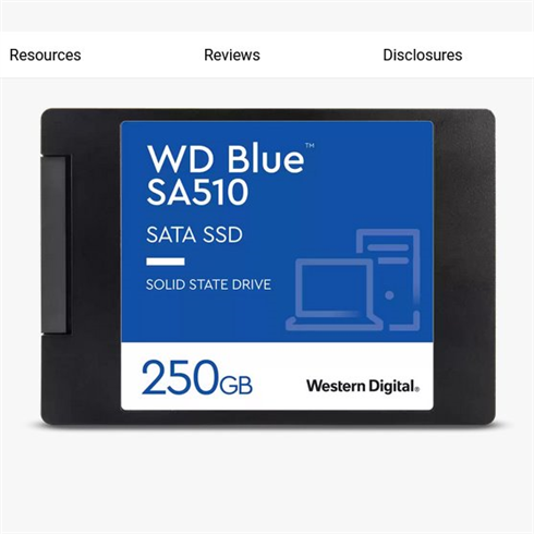 WD 250GB Blue™ SSD SA510