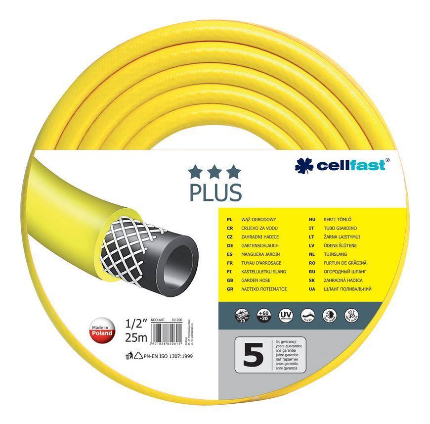 Hadica Cellfast Plus 1/2", L-25 m, záhradná