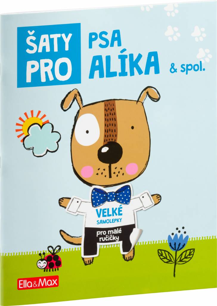 Šaty pro PSA ALÍKA – Kniha samolepek