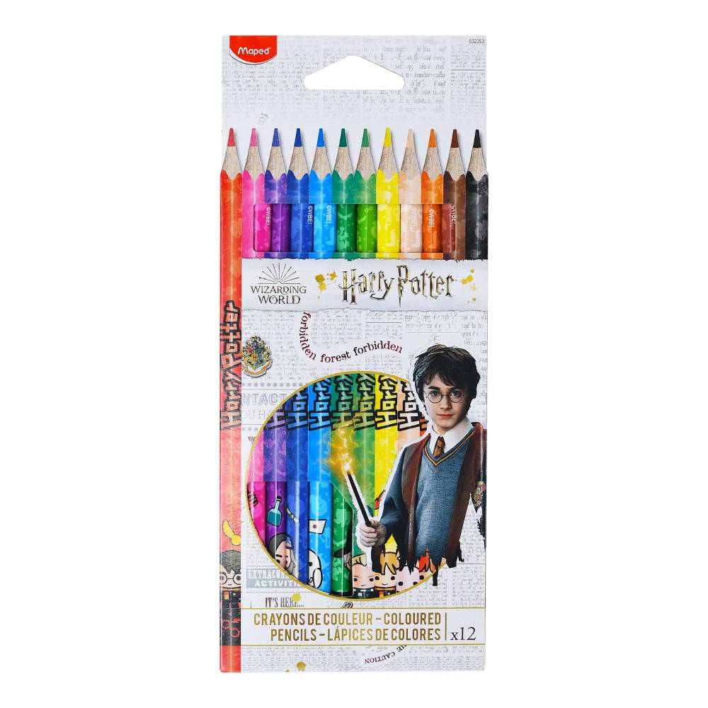 Farbičky trojhranné 12 farieb Color Peps Harry Potter Maped