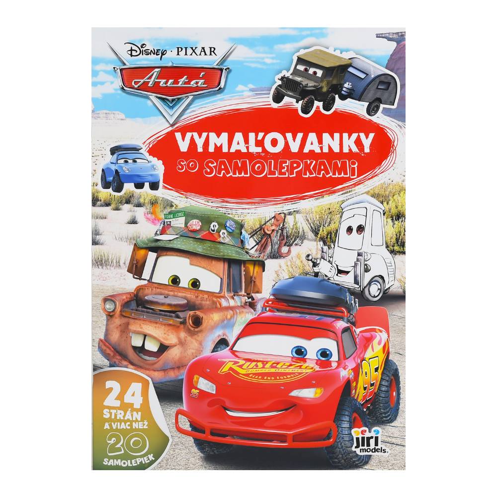 OMAĽOVÁNKY A4 SO SAMOLEPKAMI CARS