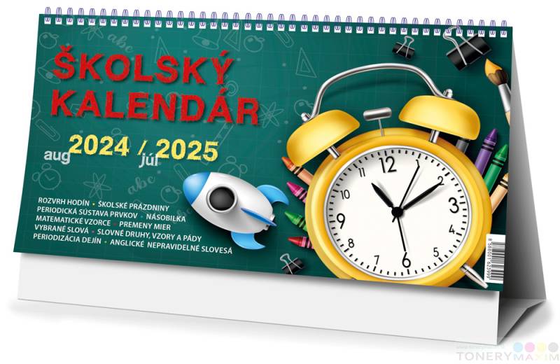 KALENDÁR STOLOVÝ ŠKOLSKÝ 2024/2025