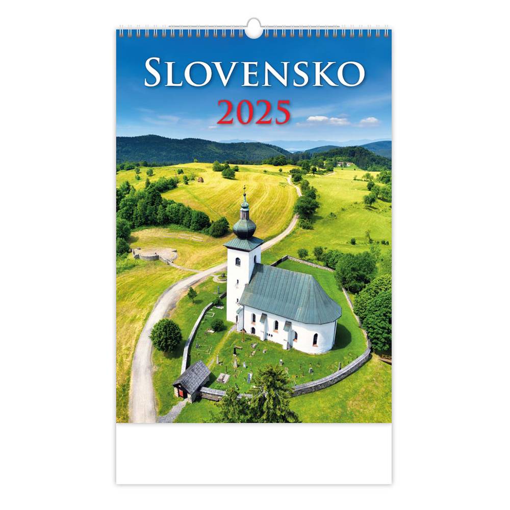 Kalendár nástenný Slovensko 2025