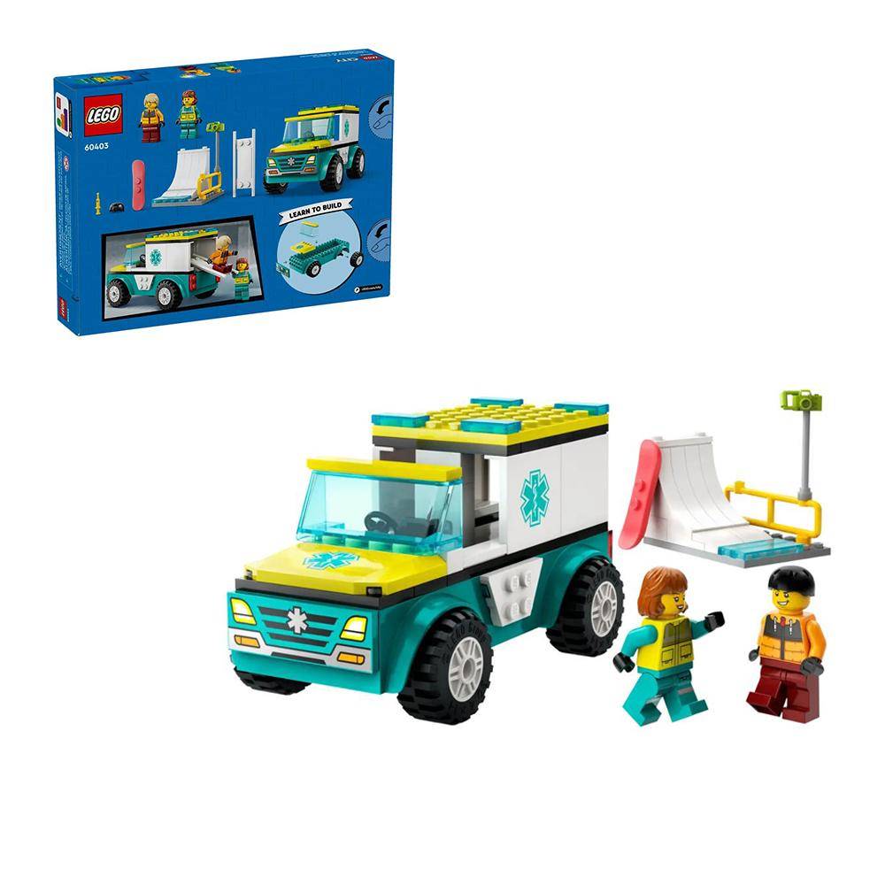 Sanitka a snowboardista 60403 LEGO