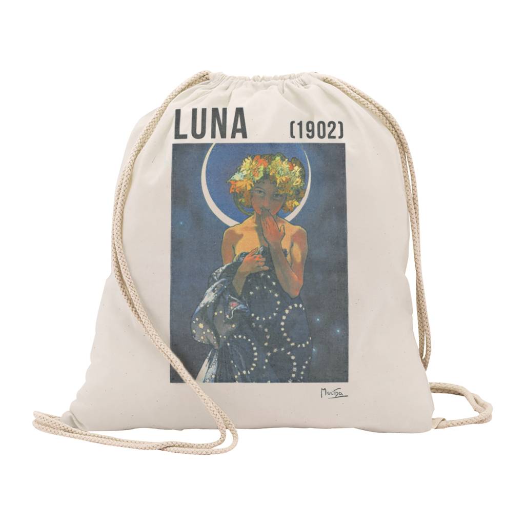 Plátenná taška Alfons Mucha – Luna