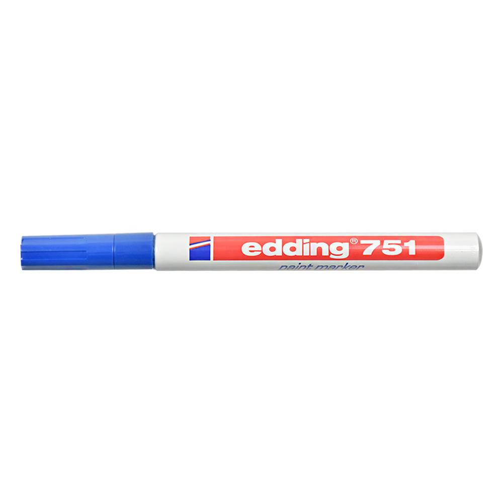 Popisovač lakový 1-2mm 751 modrý Edding