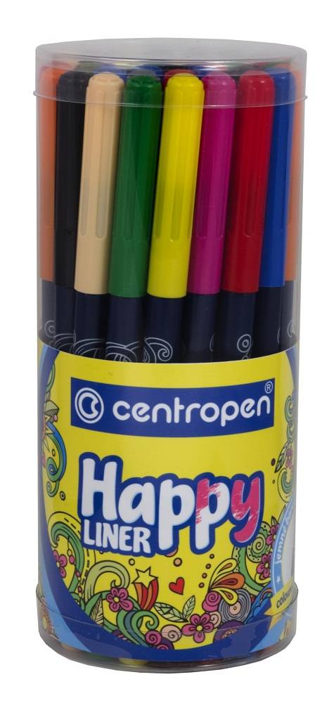 Centropen 2521 Liner 0,3mm Happy mix 36 farieb v dóze